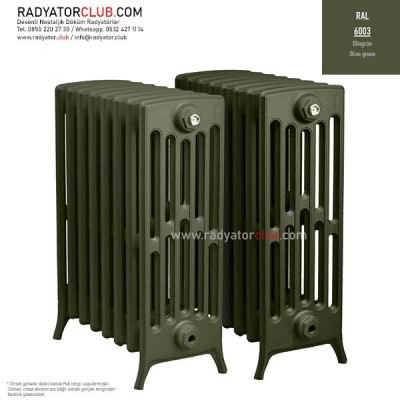 Kdr-6-75 Kolonlu Döküm Radyatör, ral 6003 | kolon 5